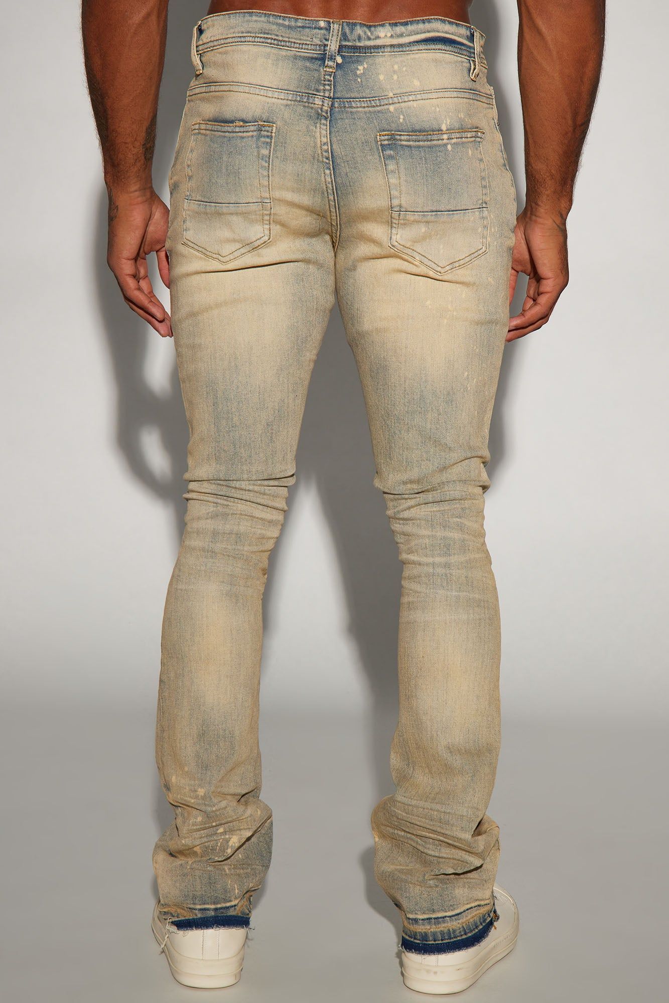 Walk With It Stacked Skinny Flare Jeans - Medium Wash sold by Fashion Nova product image thumbnail 5