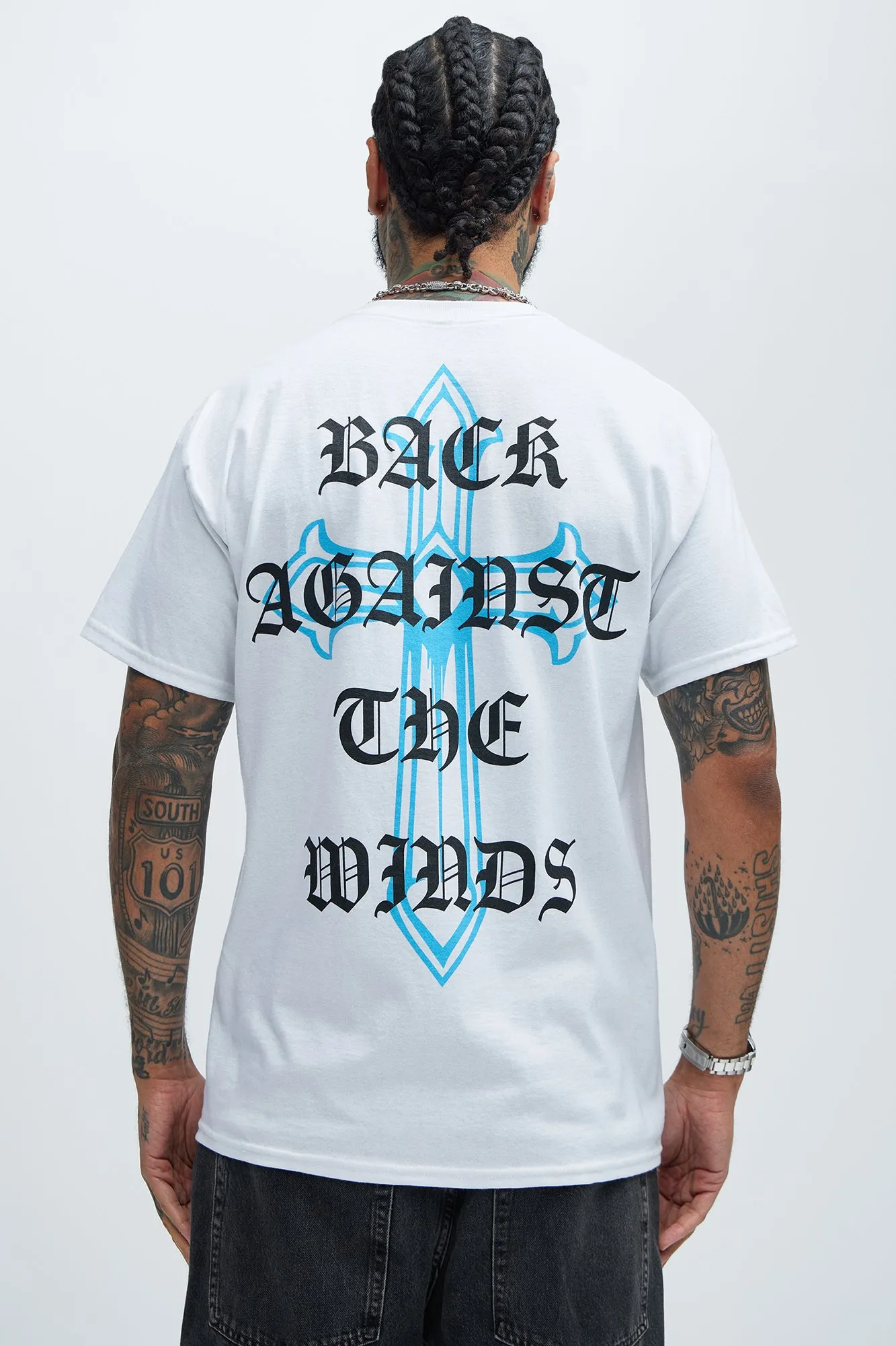 Forward Motions Short Sleeve Tee - White sold by Fashion Nova product image thumbnail 4