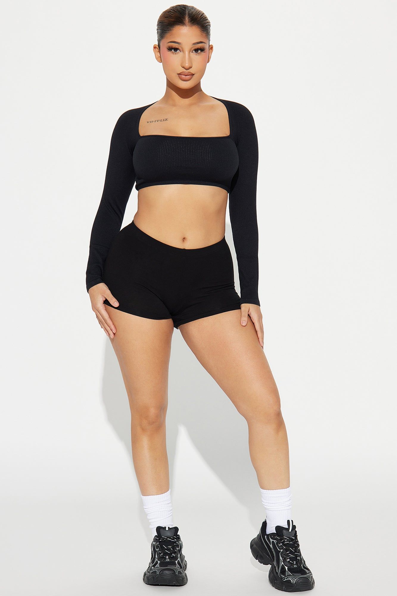 Gigi Crop Top - Black sold by Fashion Nova product image thumbnail 2