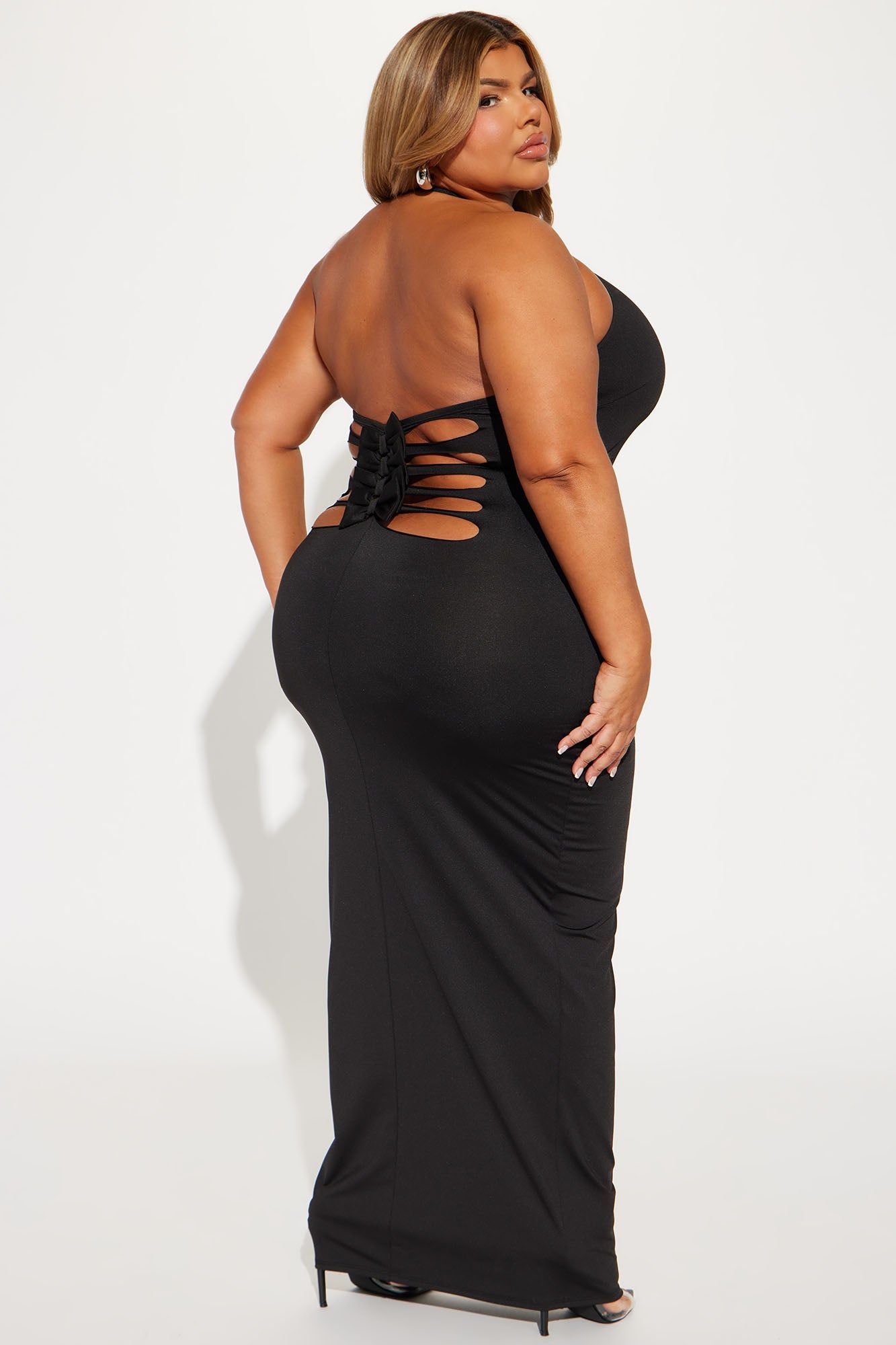 Gaia Halter Maxi Dress - Black sold by Fashion Nova product image thumbnail 7