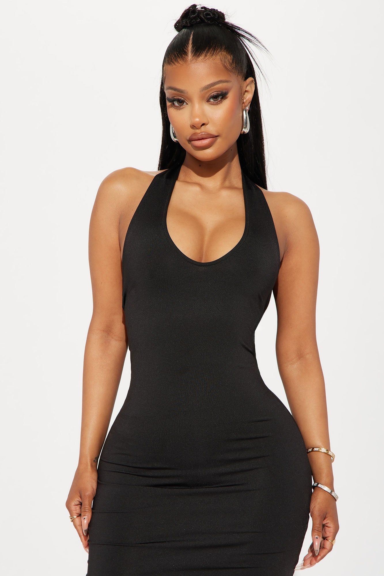 Gaia Halter Maxi Dress - Black sold by Fashion Nova product image thumbnail 3