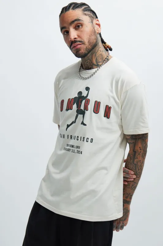 Homerun San Francisco Short Sleeve Tee - Tan sold by Fashion Nova