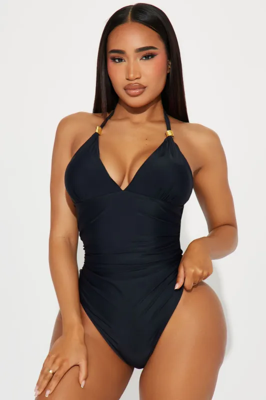 Raquel 1 Piece Swimsuit - Black sold by Fashion Nova