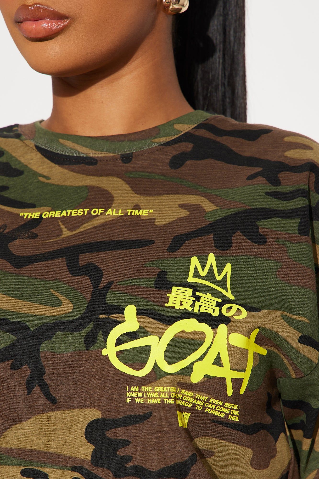 GOAT Camo Tee - Camouflage sold by Fashion Nova product image thumbnail 3