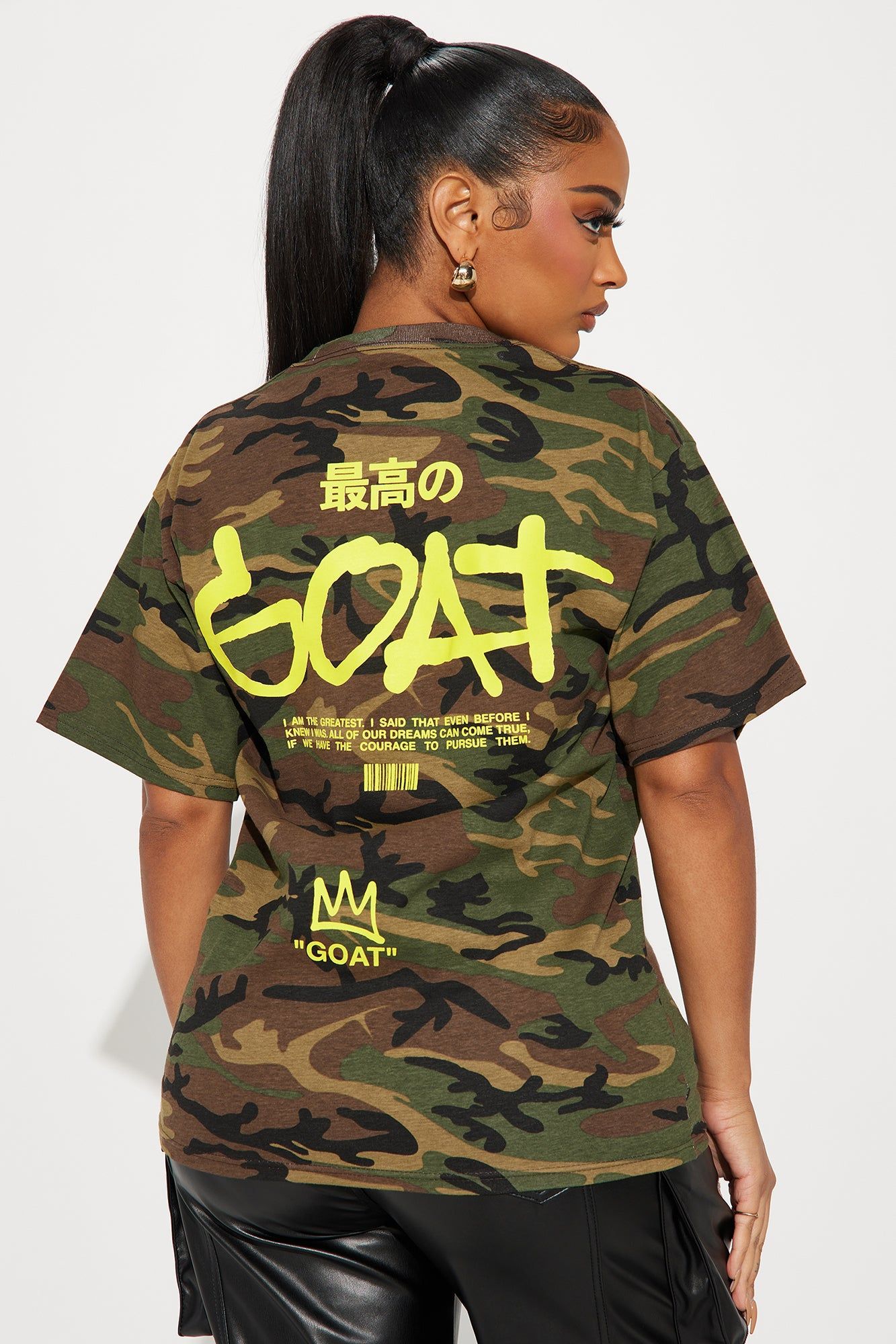 GOAT Camo Tee - Camouflage sold by Fashion Nova product image thumbnail 4