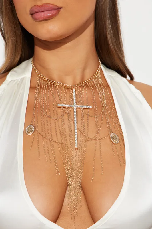 Greatest Blessing Necklace - Gold sold by Fashion Nova