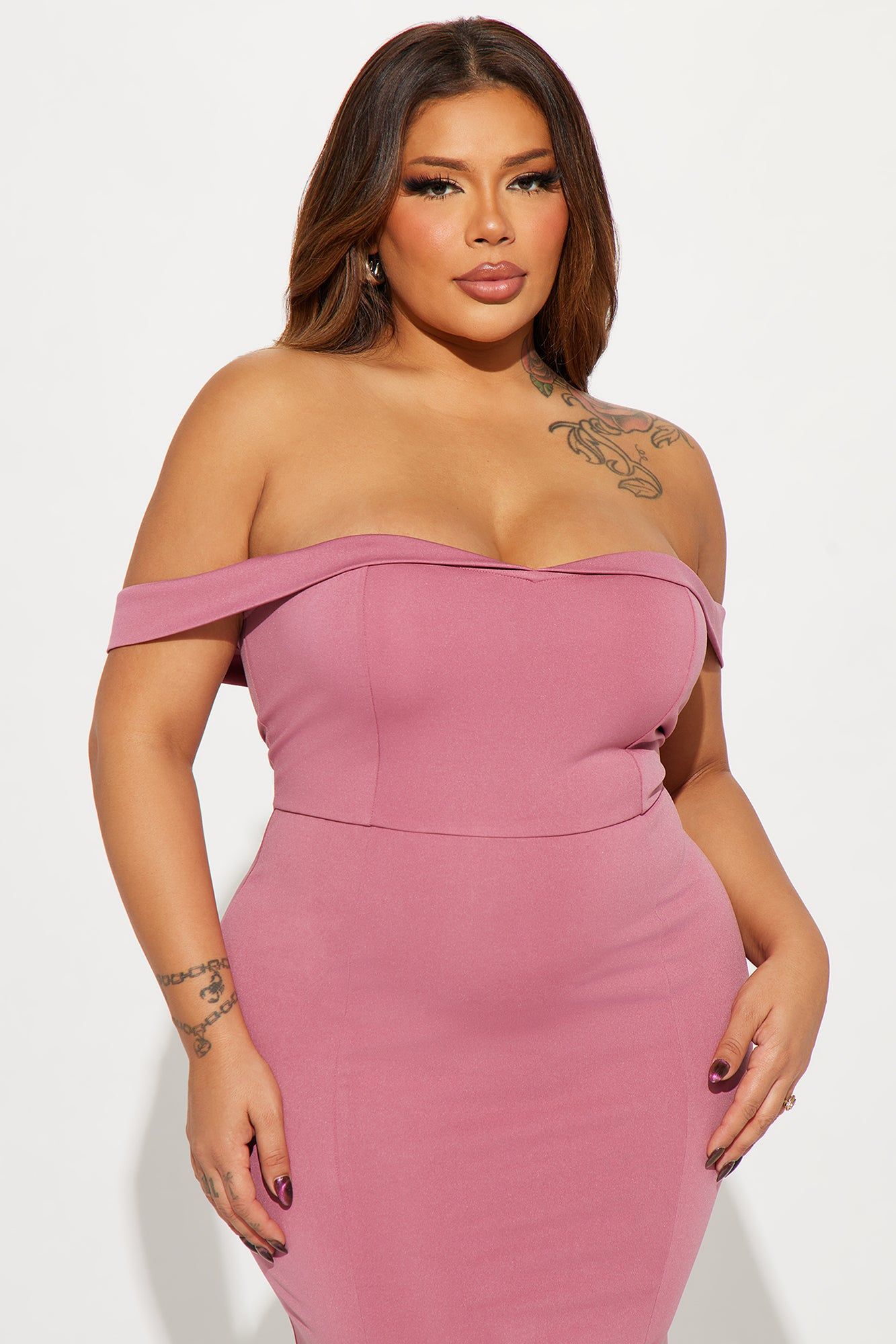 Special Evening Crepe Gown - Mauve sold by Fashion Nova product image thumbnail 5