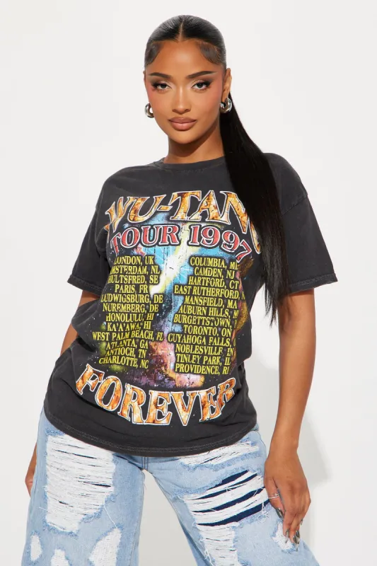 Wutang Forever Tour Tee - Charcoal sold by Fashion Nova