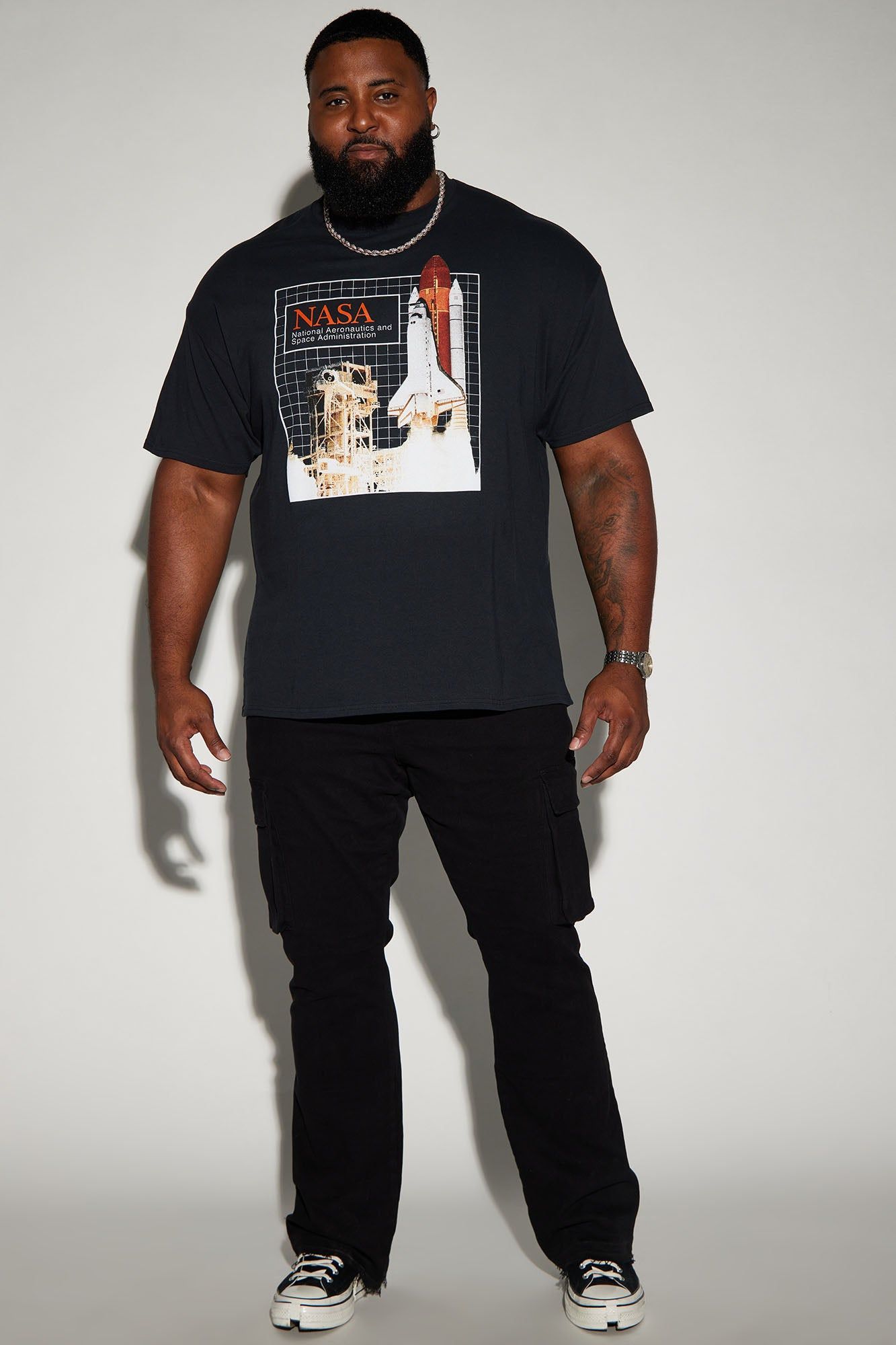 NASA Launch Site Short Sleeve Tee - Black sold by Fashion Nova product image thumbnail 5