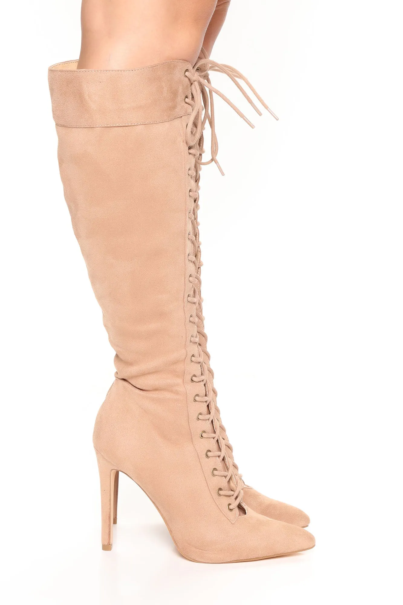 Can't Fight This Feeling Boots - Taupe sold by Fashion Nova product image thumbnail 3