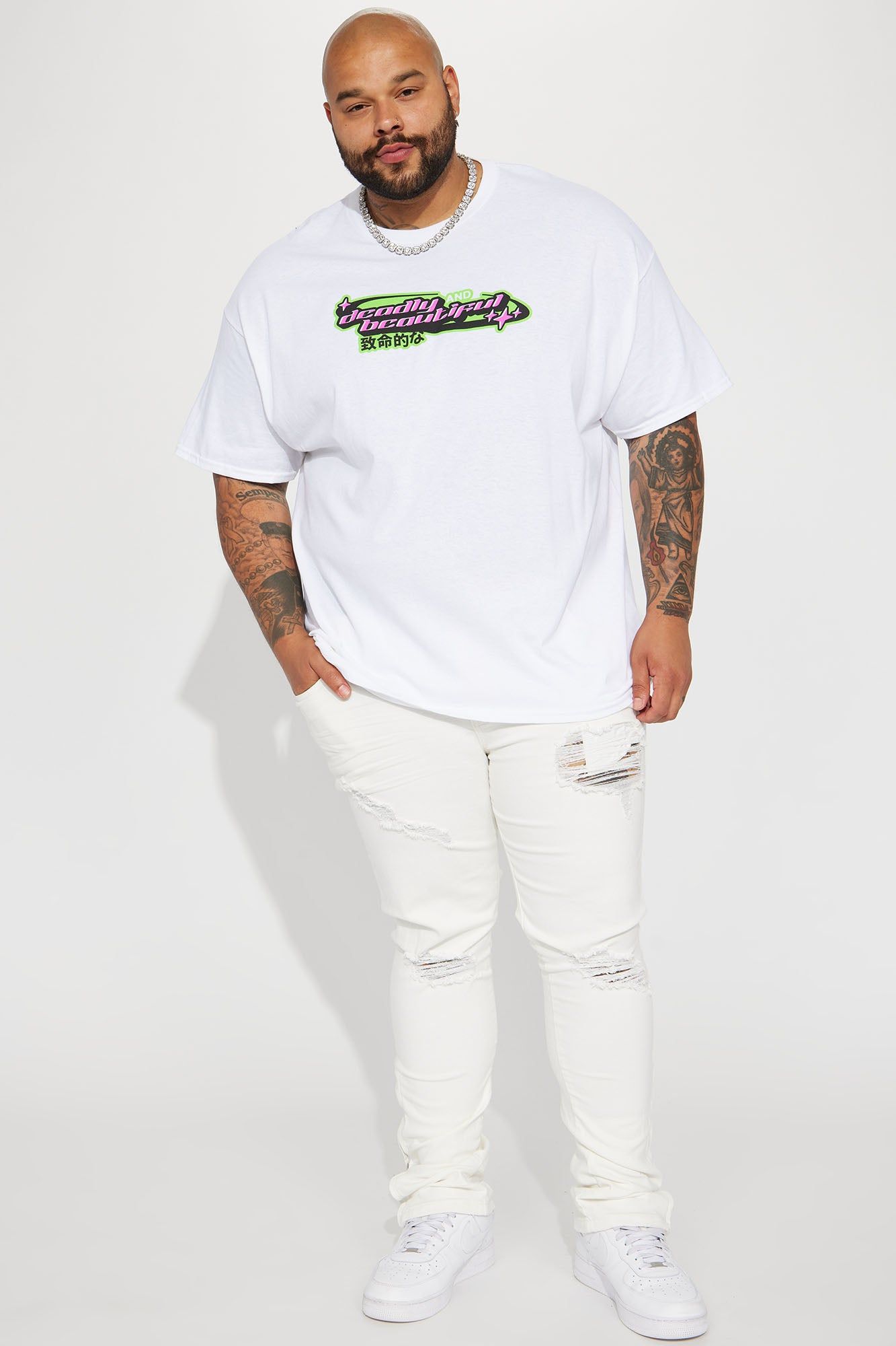 Pull Up Stacked Skinny Jeans - White sold by Fashion Nova product image thumbnail 7