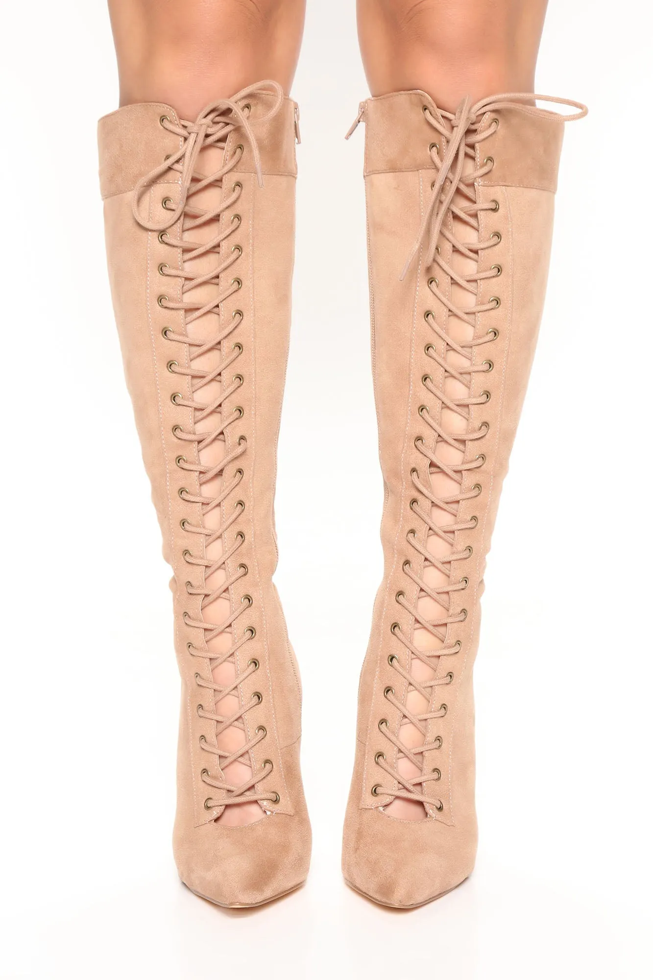 Can't Fight This Feeling Boots - Taupe sold by Fashion Nova product image thumbnail 2