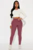 The Best Stretch Active Legging - Mauve sold by Fashion Nova
