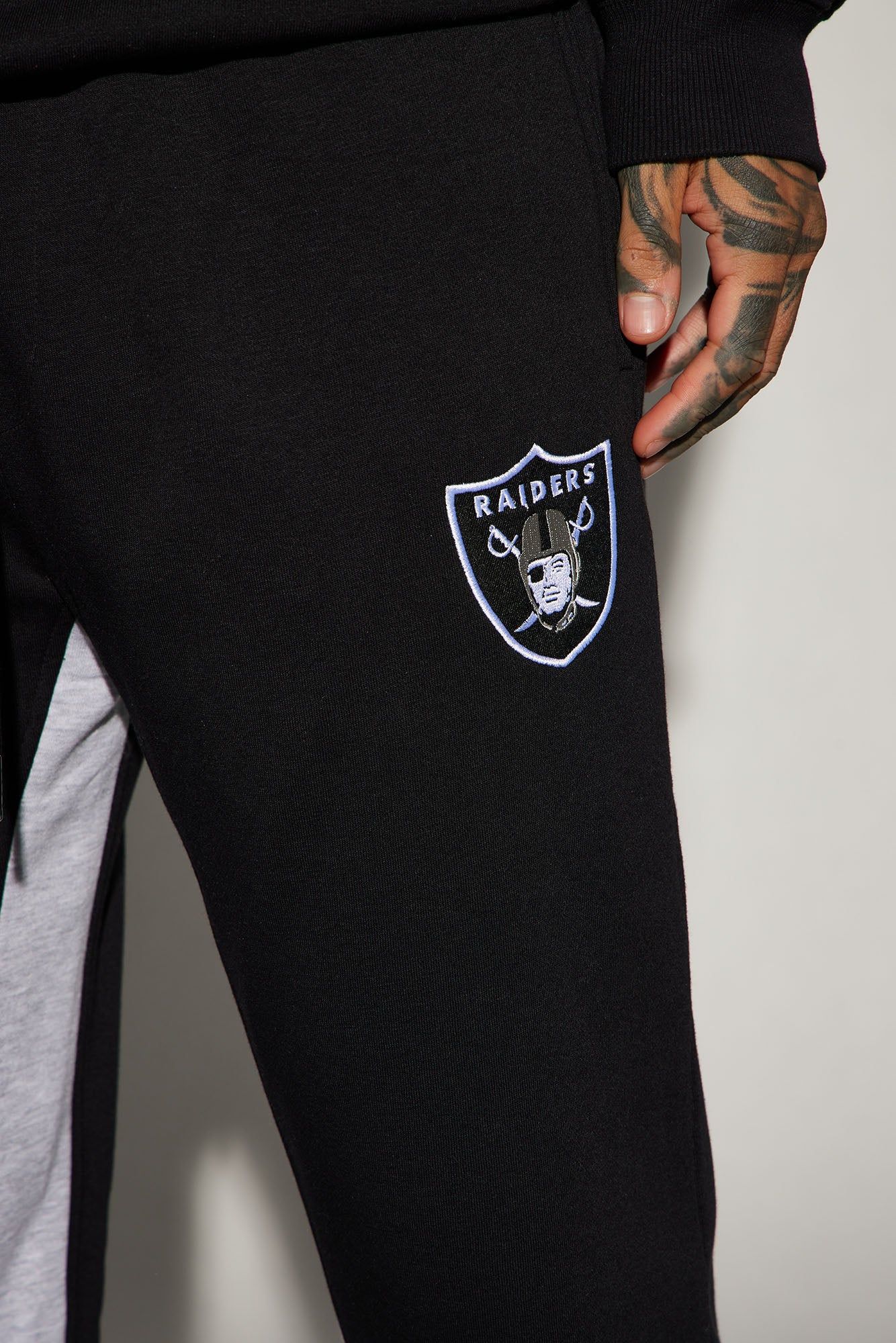 Raiders Chill Time Sweatpant - Black sold by Fashion Nova product image thumbnail 3