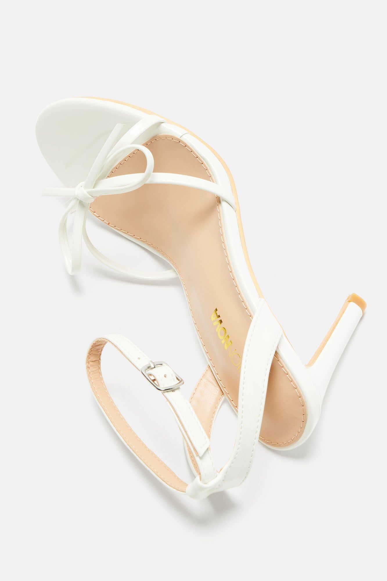 Eden Heeled Sandals - White sold by Fashion Nova product image thumbnail 2