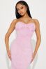 Khristina Denim Midi Dress - Pink sold by Fashion Nova