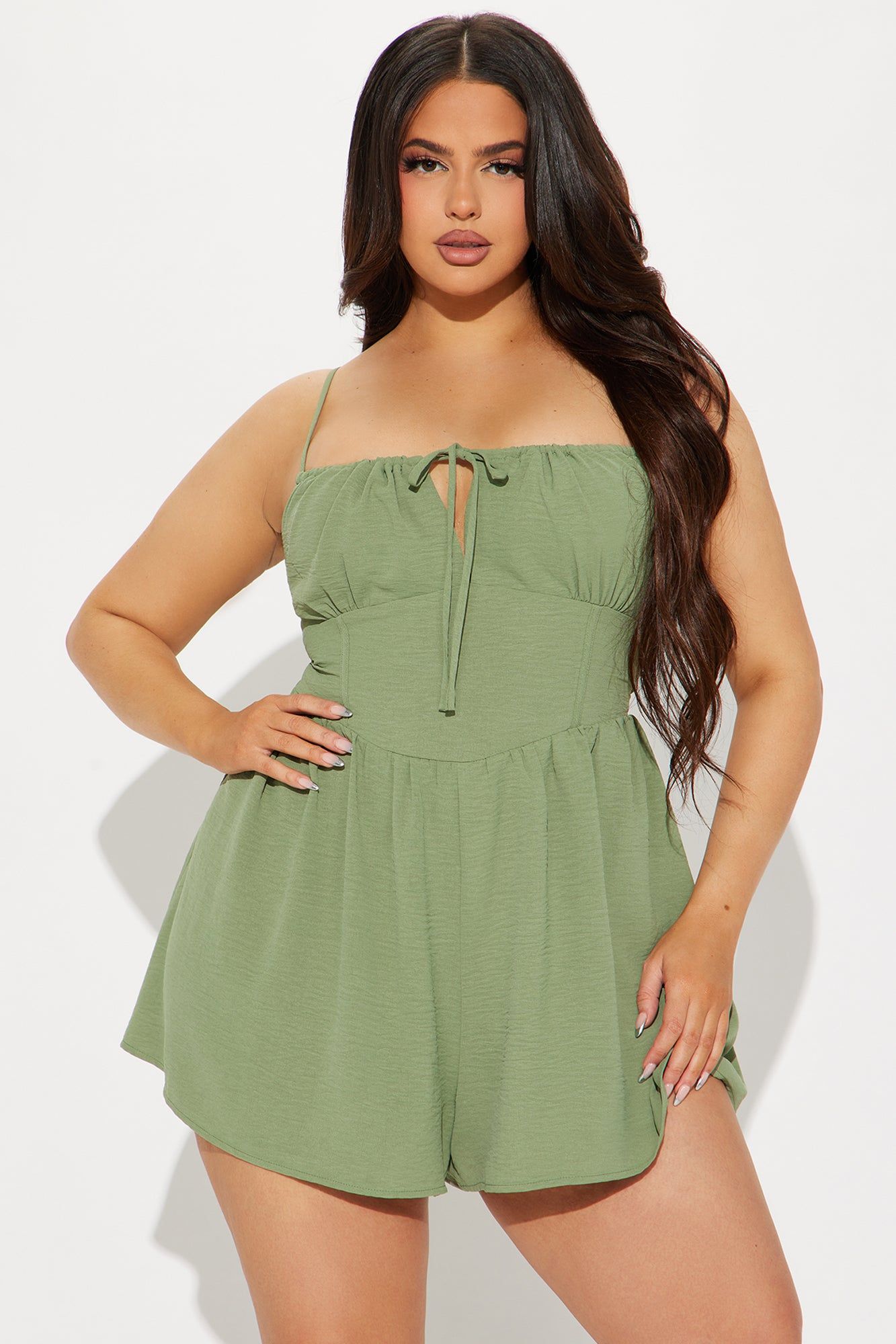 The Love Galore Romper - Sage sold by Fashion Nova product image thumbnail 5