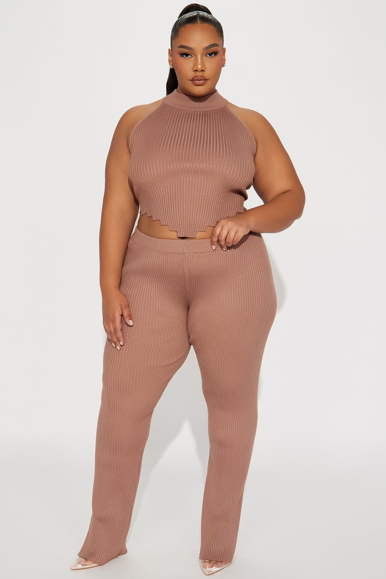 Kristen Pant Set - Mocha sold by Fashion Nova product image thumbnail 4