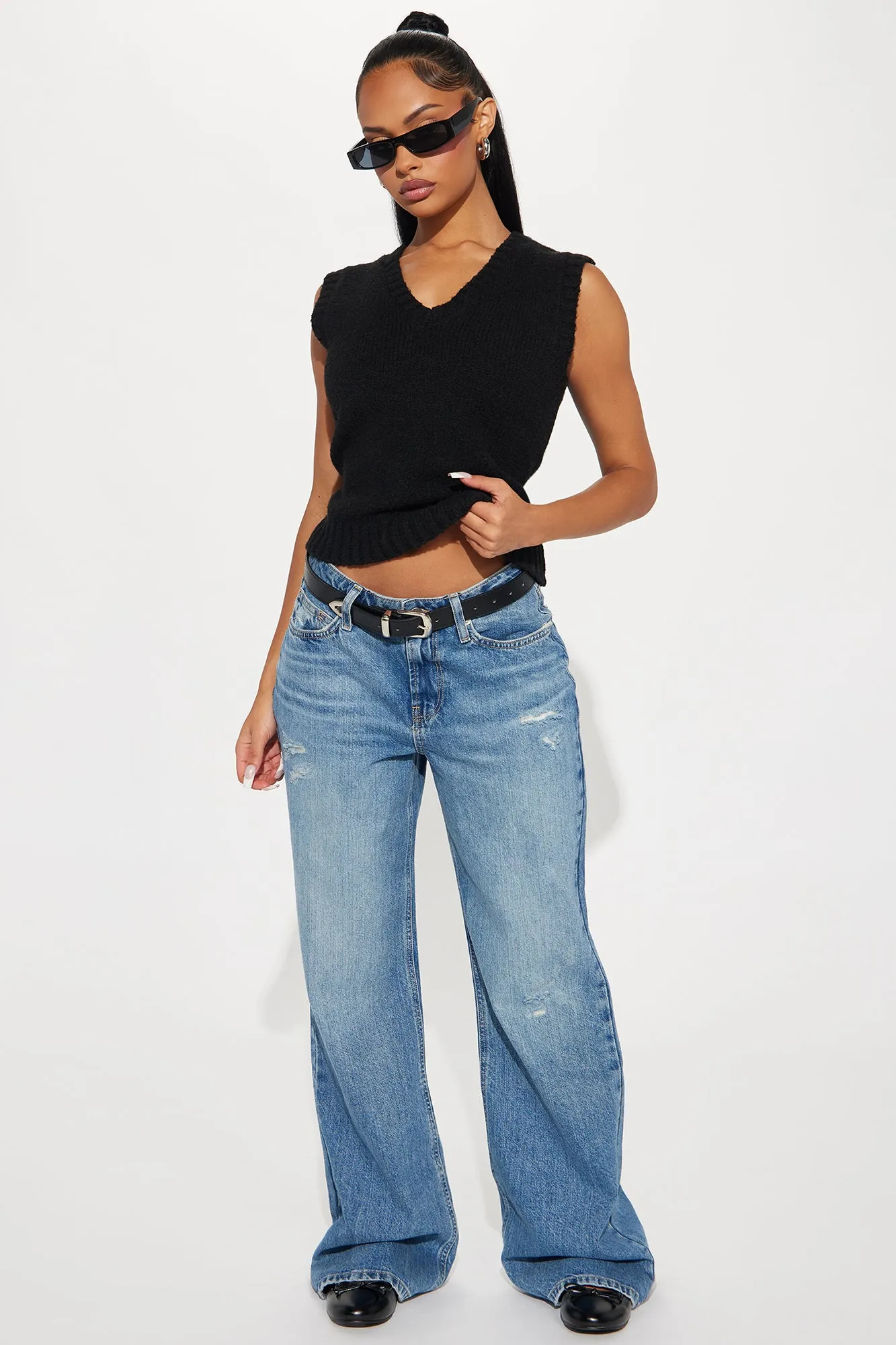 Top Scholar Sweater Vest - Black sold by Fashion Nova product image thumbnail 2