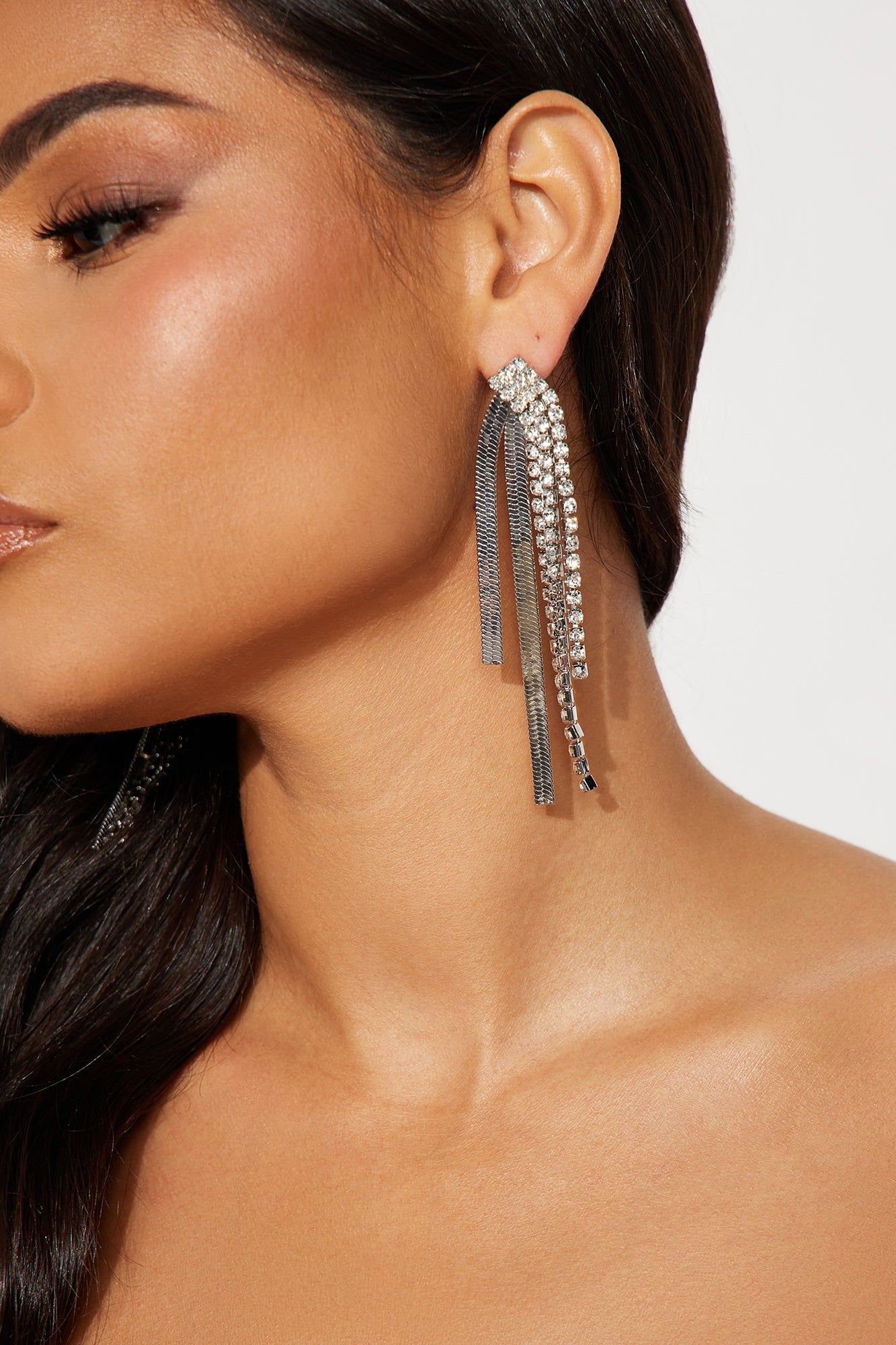 The Met Earrings - Silver sold by Fashion Nova