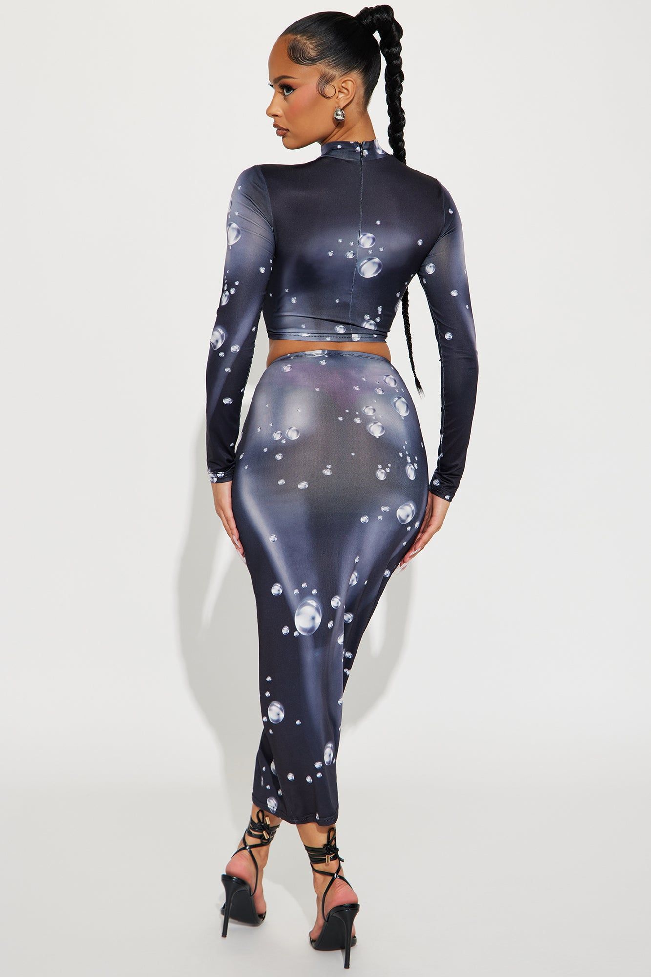 Bubbling Up Skirt Set - Black/combo sold by Fashion Nova product image thumbnail 4