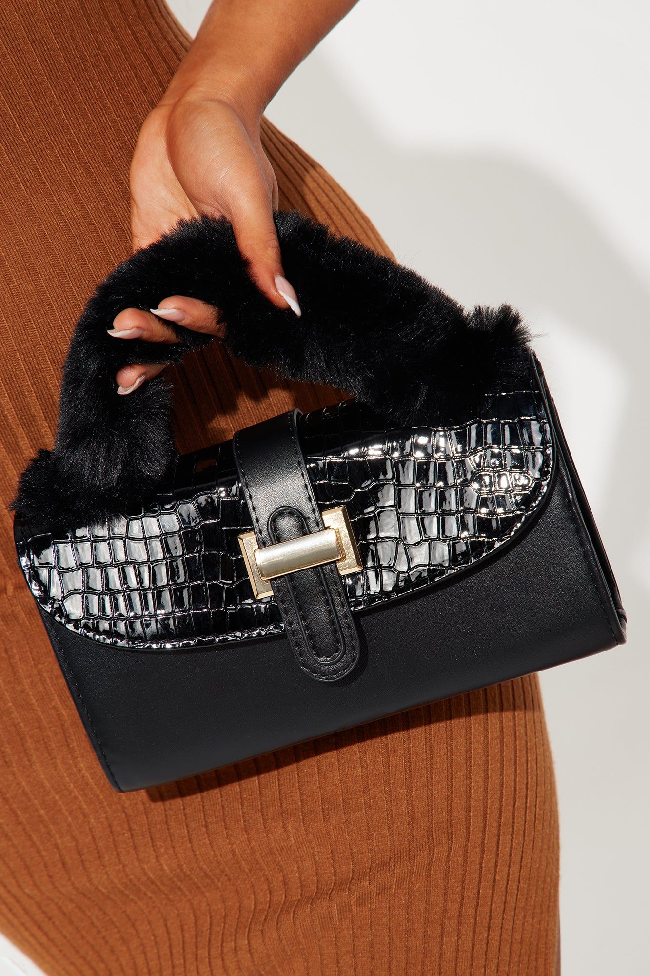 Trying A New Thing Handbag - Black sold by Fashion Nova product image thumbnail 2