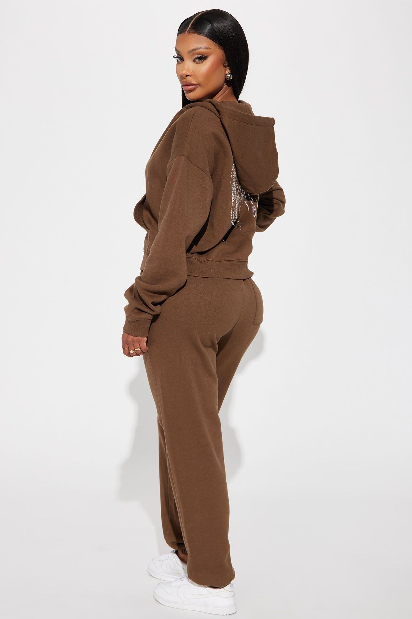 Angel Wings Sweatsuit - Brown sold by Fashion Nova product image thumbnail 3