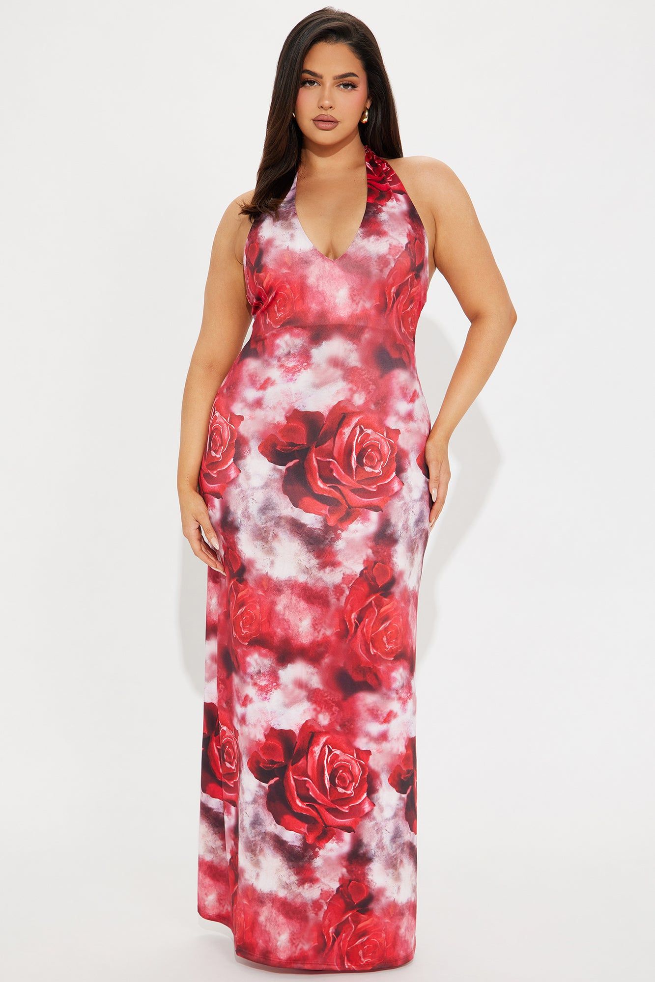 Roses Are Me Maxi Dress - Red sold by Fashion Nova product image thumbnail 4