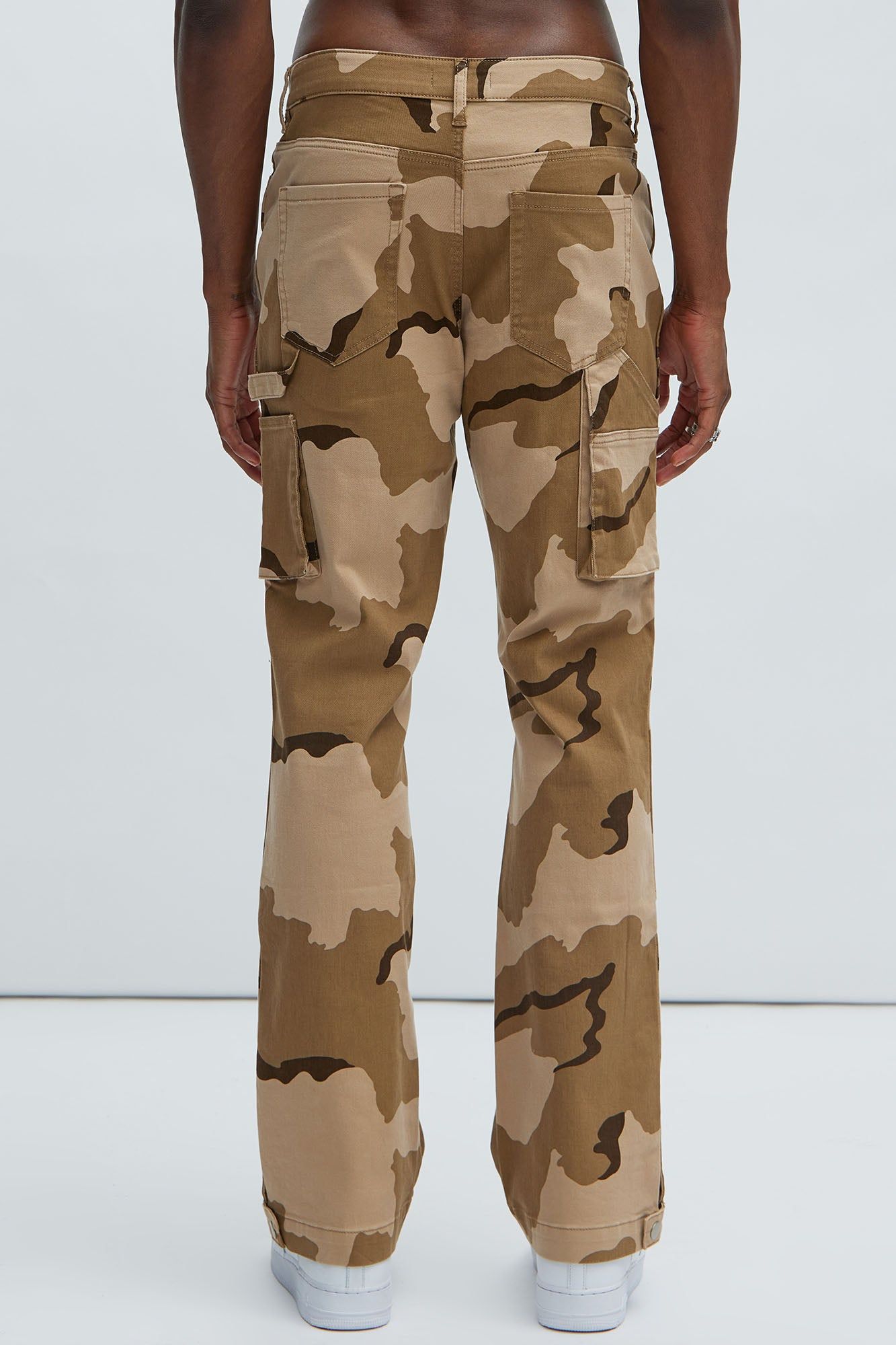 Reign Carpenter Flare Pants - Brown/combo sold by Fashion Nova product image thumbnail 4