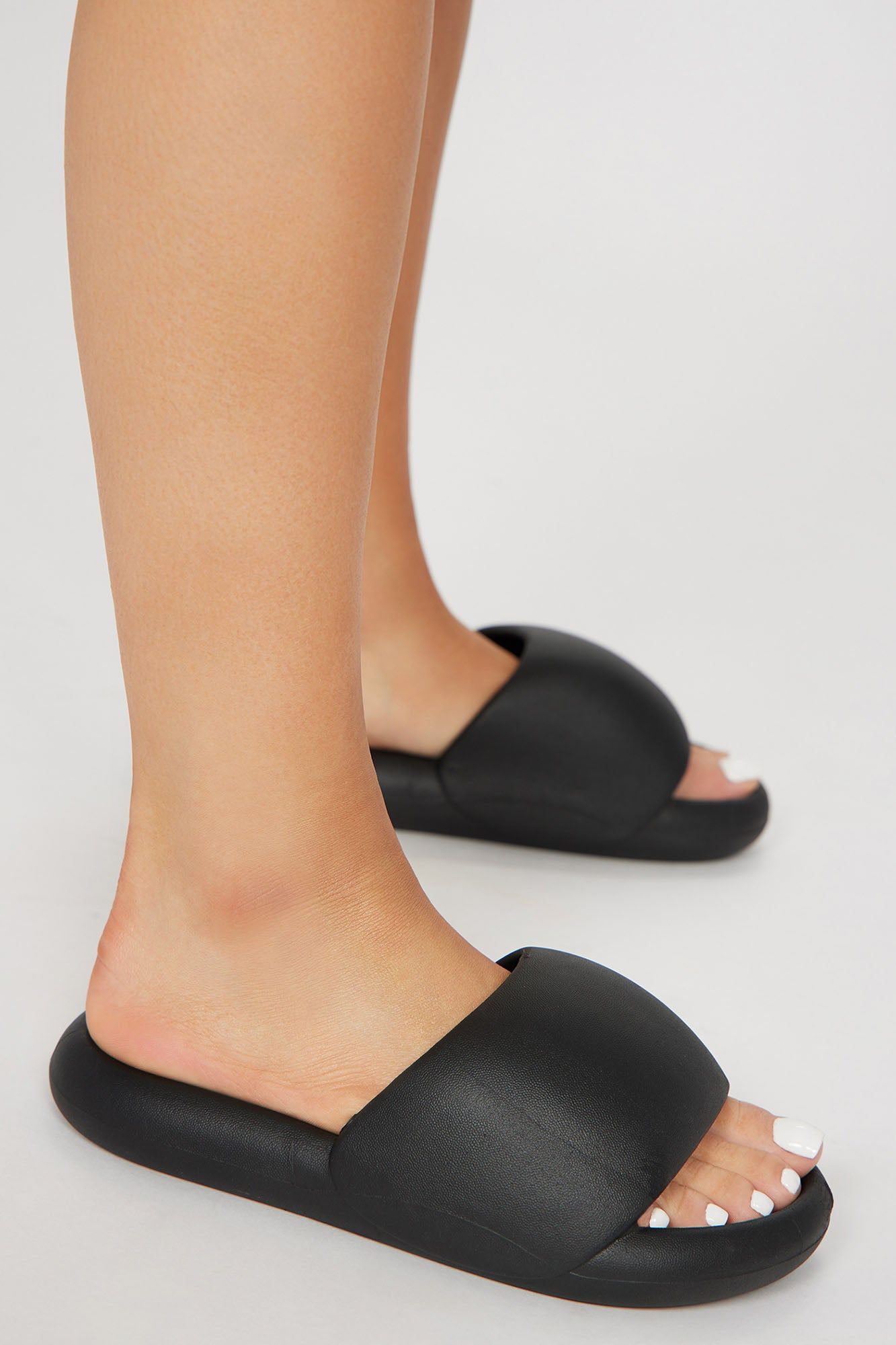 Staycation Ready Slides - Black sold by Fashion Nova product image thumbnail 3