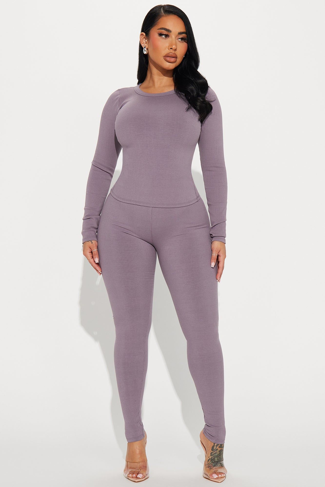 Braelynn Snatched Pant Set - Bark Brown sold by Fashion Nova