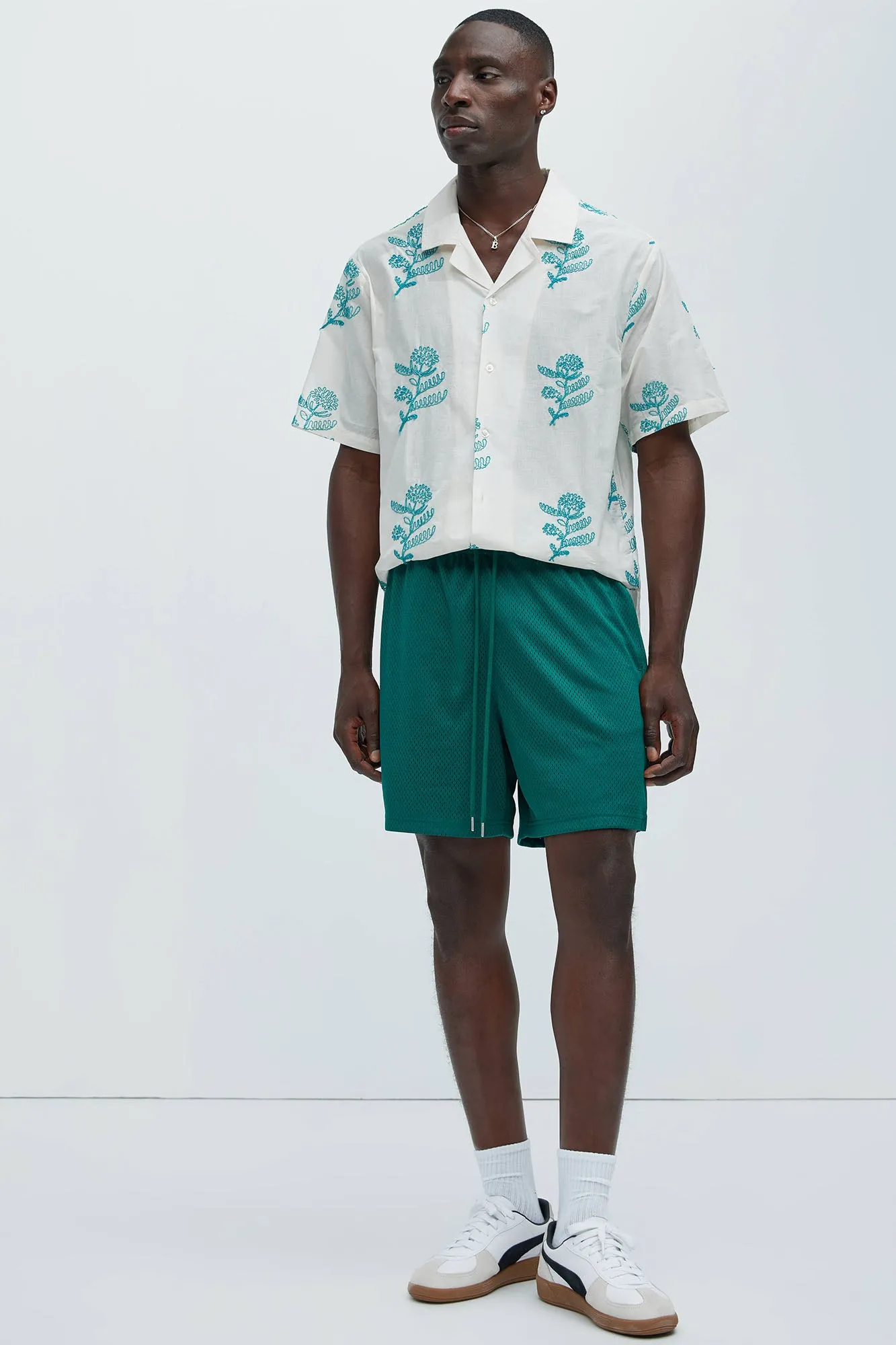 Calder Embroidery Shirt - Cream/combo sold by Fashion Nova product image thumbnail 2