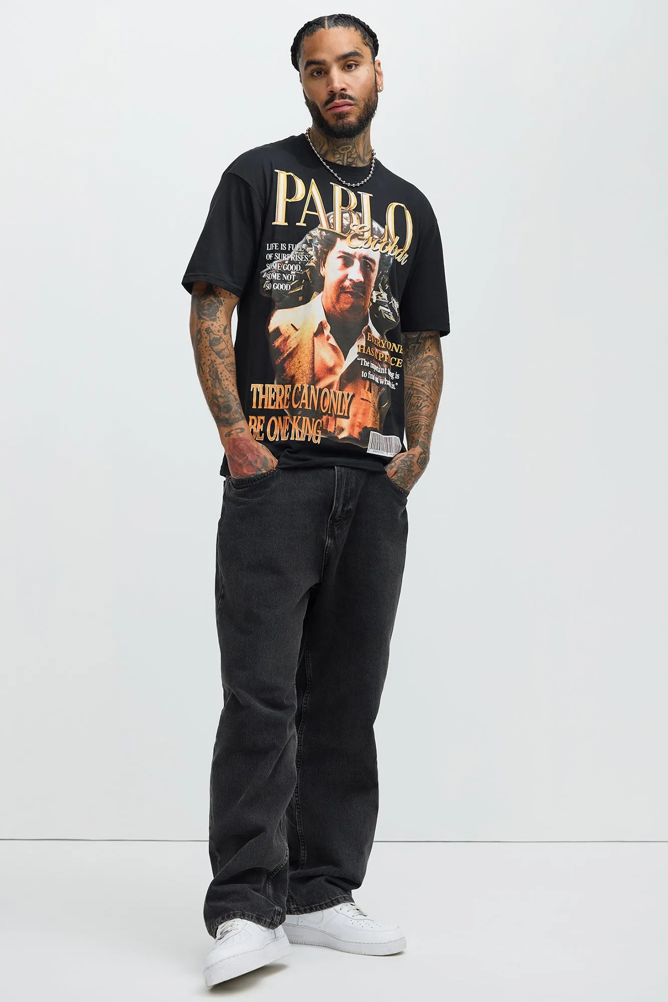 Pablo Escobar Short Sleeve Tee - Black sold by Fashion Nova product image thumbnail 2