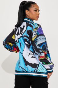 World Of Batman Bomber Jacket - Multi Color sold by Fashion Nova