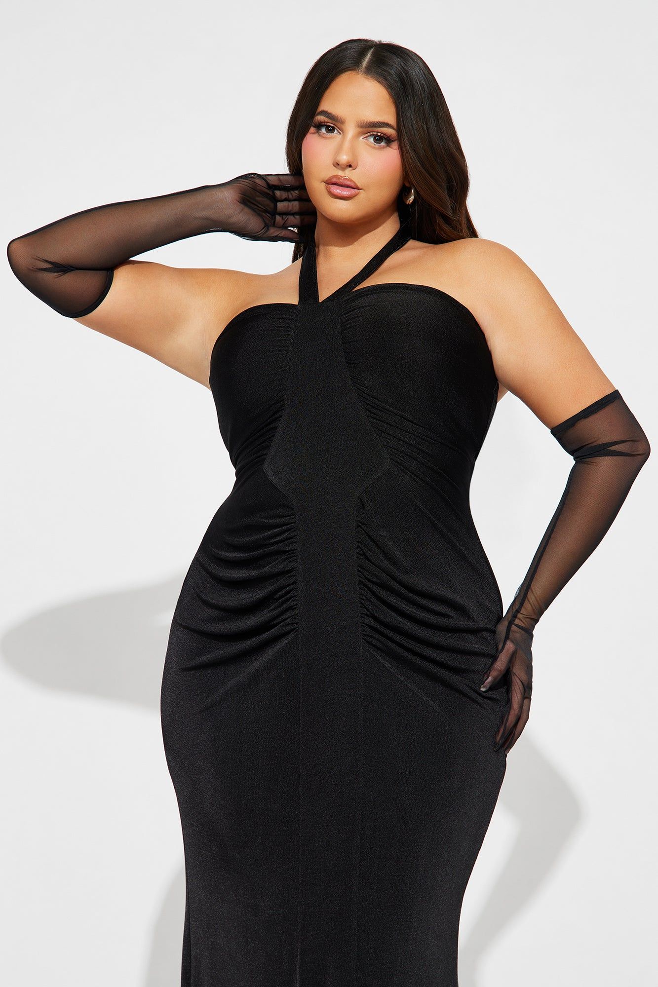 Christa Maxi Dress Set - Black | Parallel