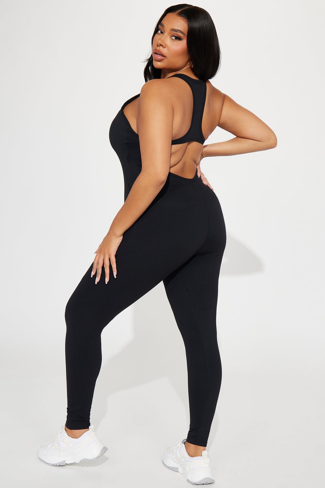 Get Fit Active Jumpsuit - Black sold by Fashion Nova product image thumbnail 3