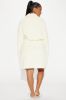Cozy Love Plush Robe - White sold by Fashion Nova