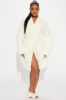 Cozy Love Plush Robe - White sold by Fashion Nova