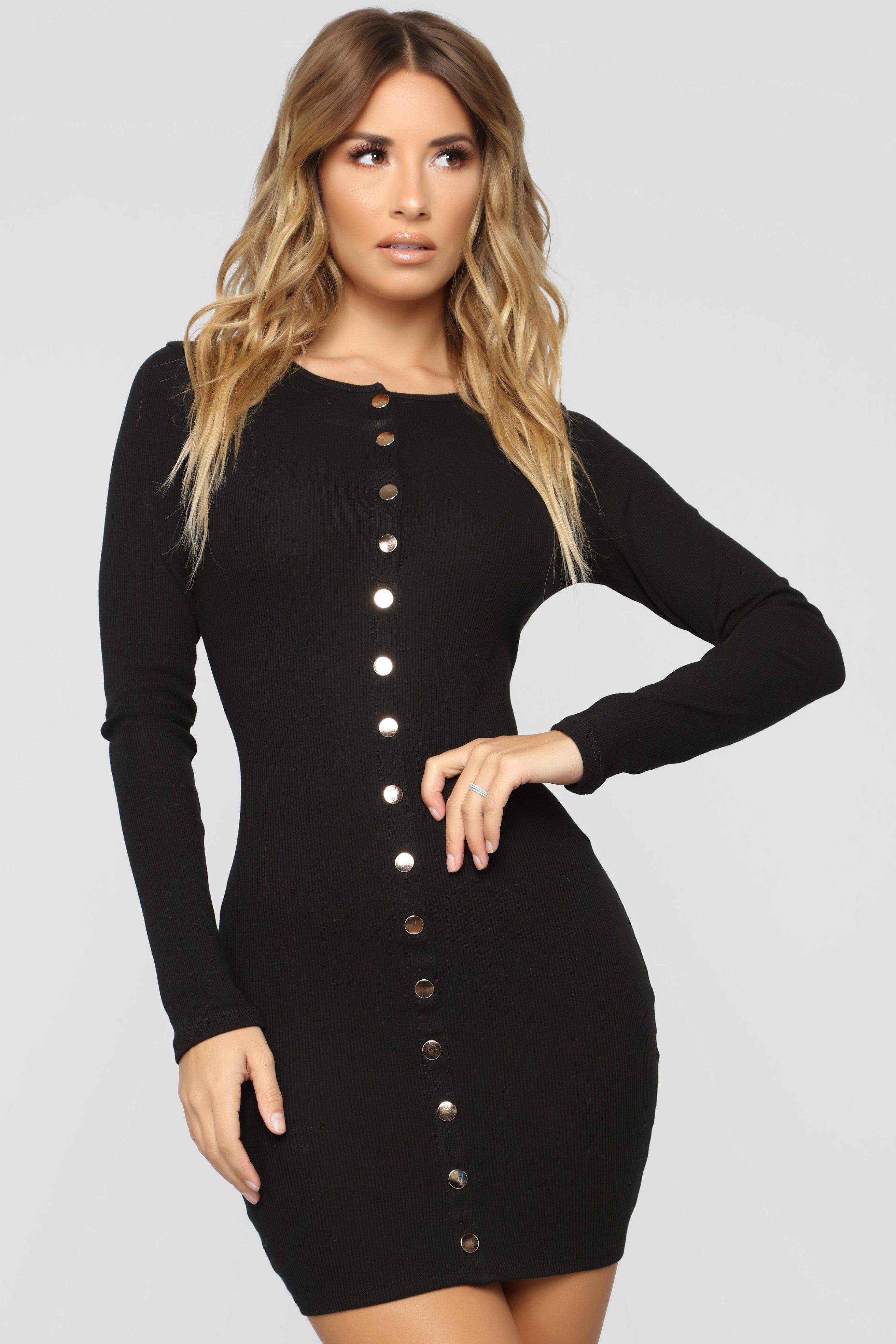 Fall In Puppy Love Mini Dress - Black sold by Fashion Nova product image thumbnail 2