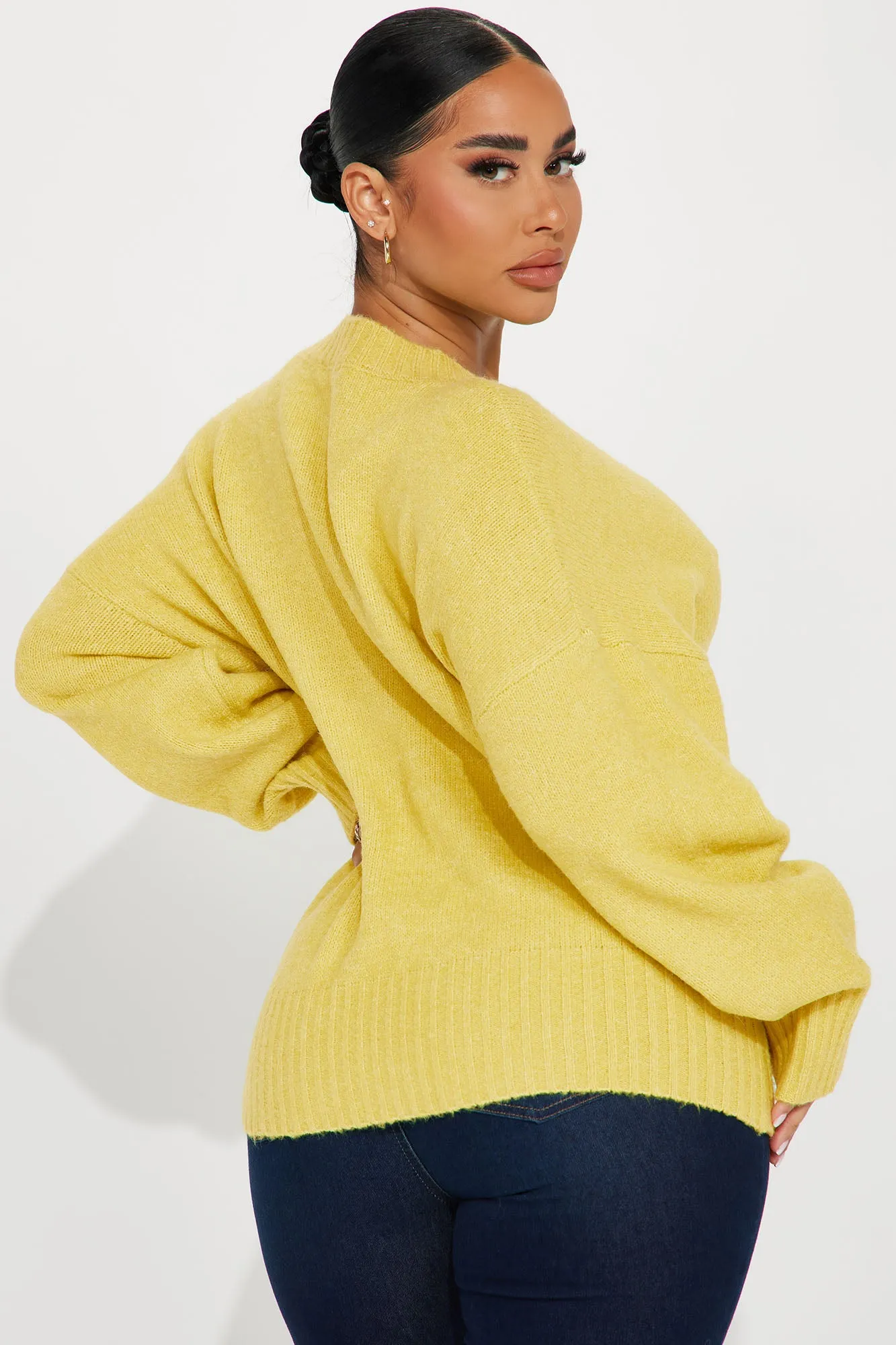 Laylin Sweater - Yellow sold by Fashion Nova product image thumbnail 3