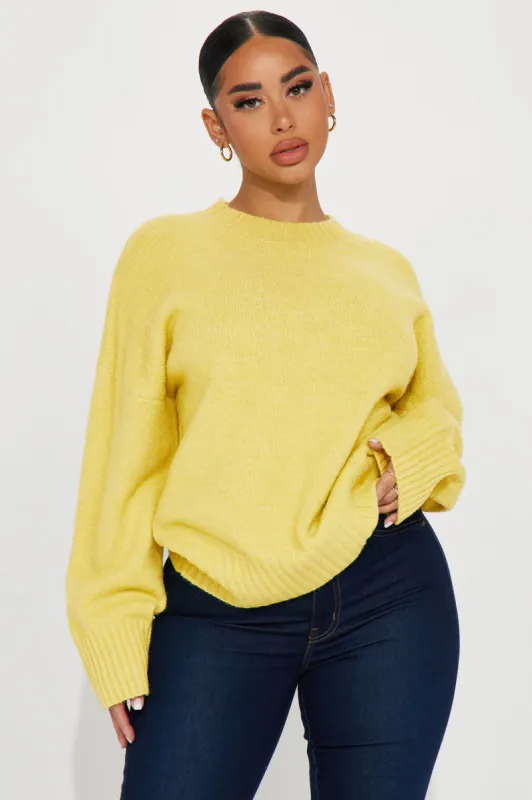 Laylin Sweater - Yellow sold by Fashion Nova