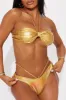 Gia Metallic Chain Straps 2 Piece Bikini - Gold sold by Fashion Nova