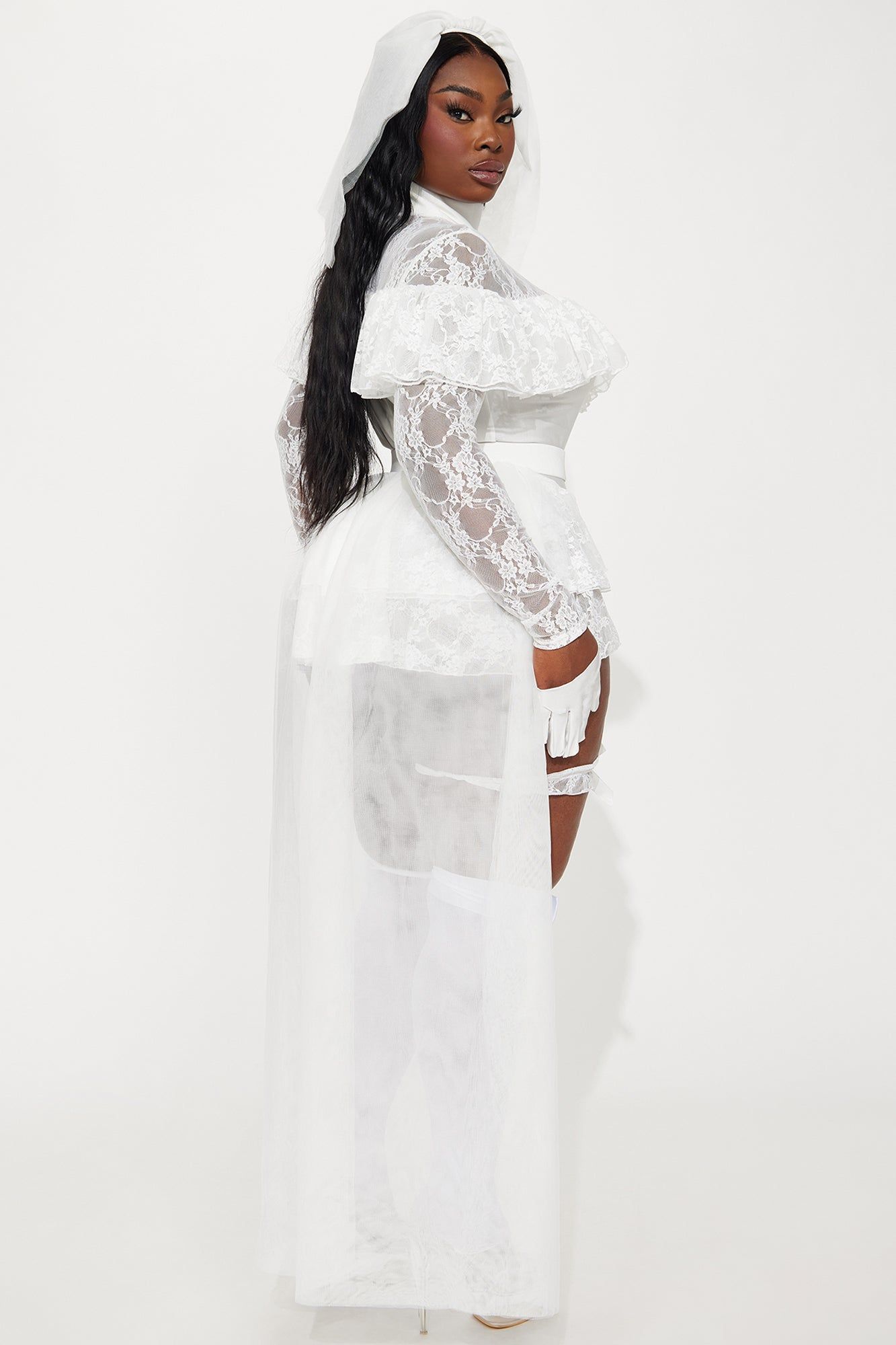 Bride To Be 6 Piece Costume Set - White sold by Fashion Nova product image thumbnail 8