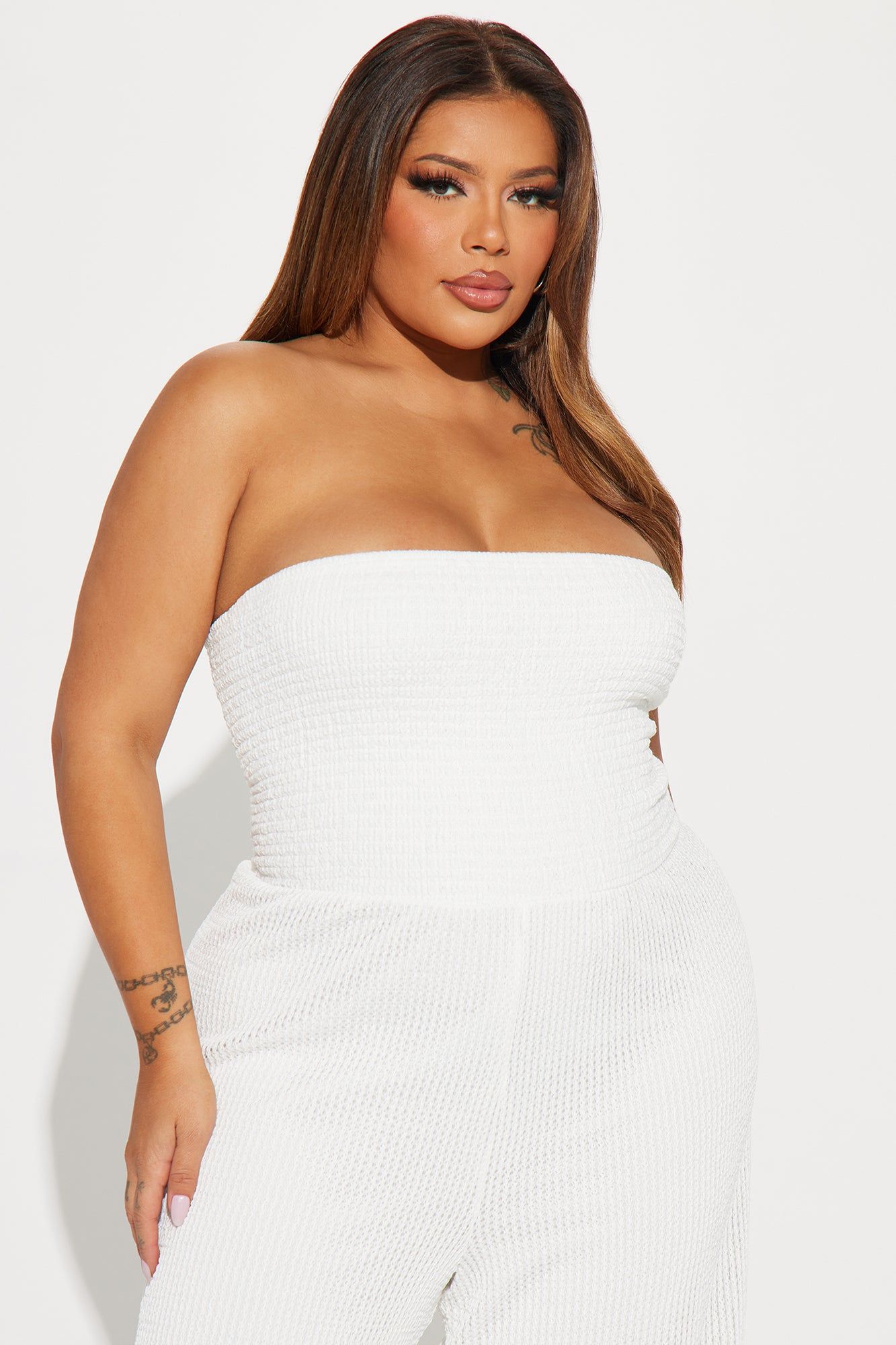 Find Me By the Beach Crochet Jumpsuit - White sold by Fashion Nova product image thumbnail 5