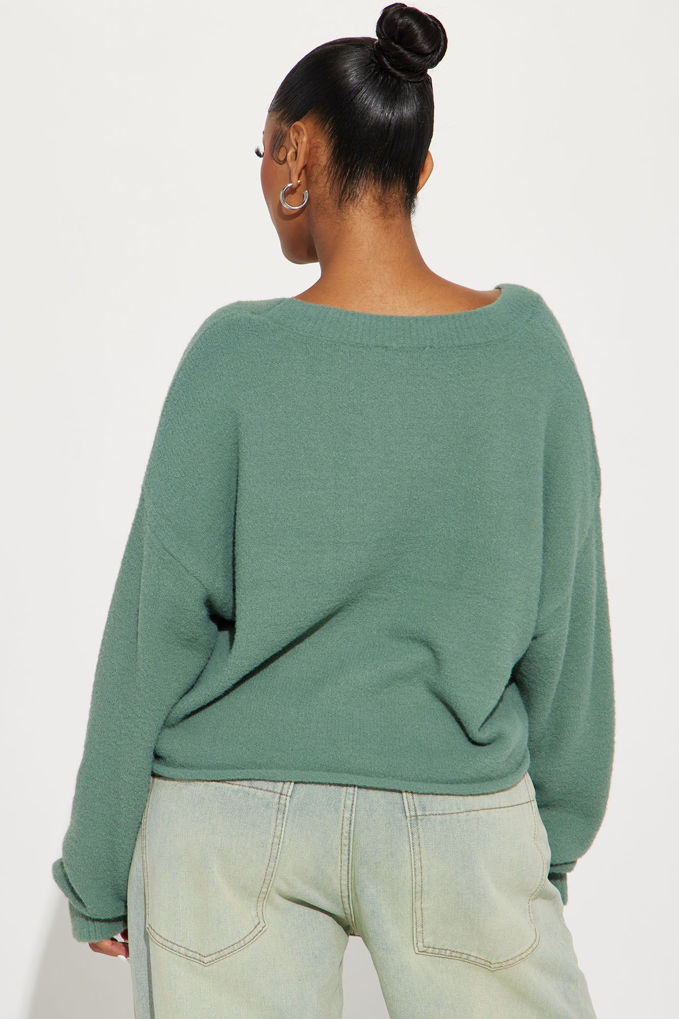 By The Fireplace Cardigan - Green sold by Fashion Nova product image thumbnail 3