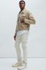 Ruthless Embroidered Stacked Skinny Cargo Flare Jeans - Off White sold by Fashion Nova