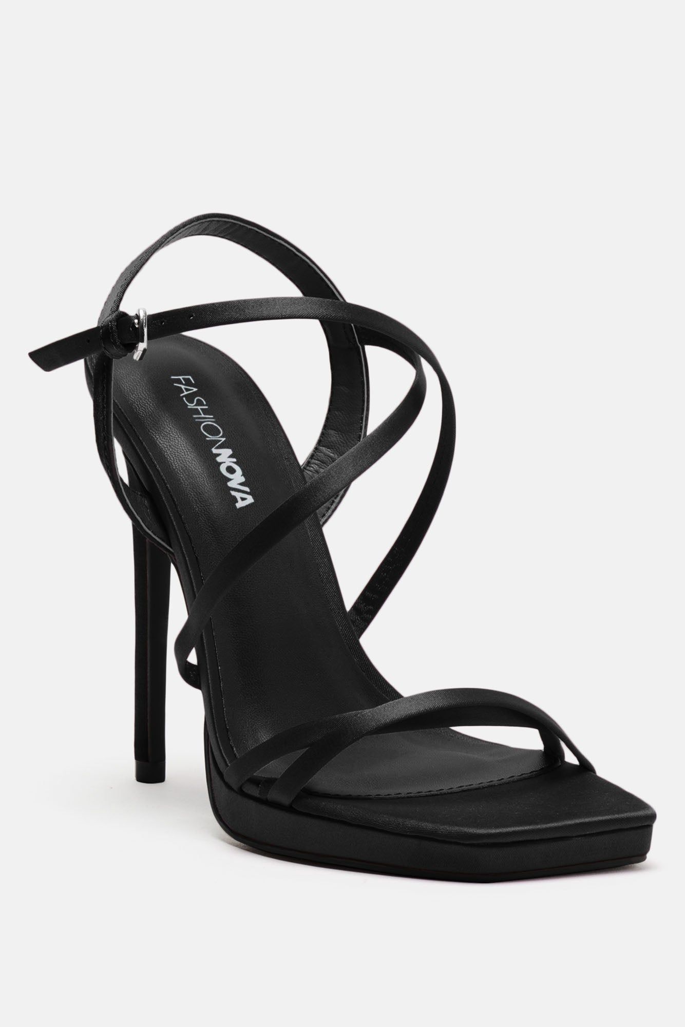 Solina Heeled Sandals - Black sold by Fashion Nova product image thumbnail 2