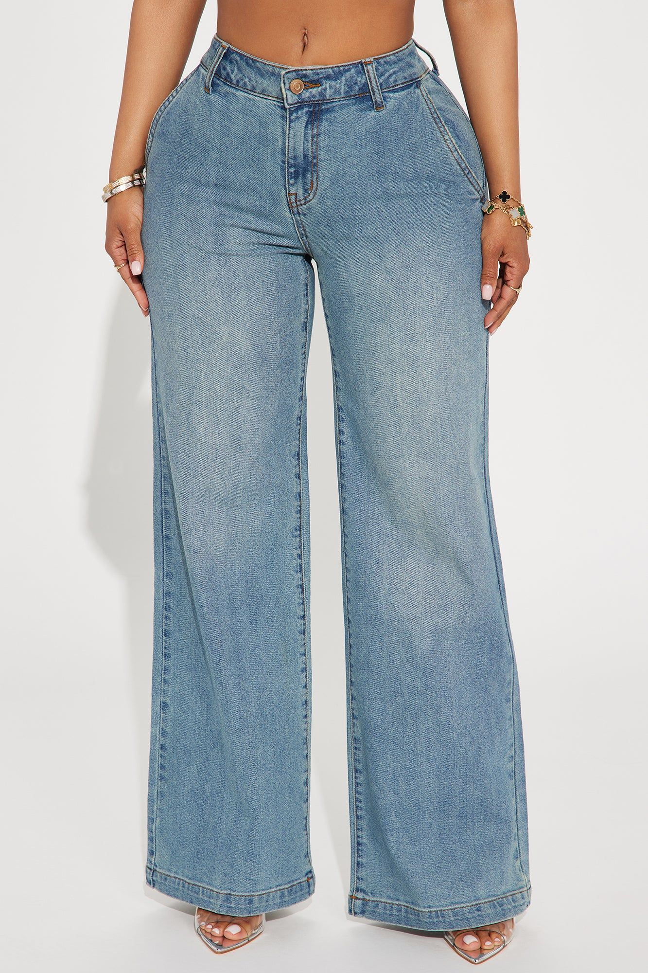 Delusional Drop Waist Jeans - Medium Wash sold by Fashion Nova product image thumbnail 2