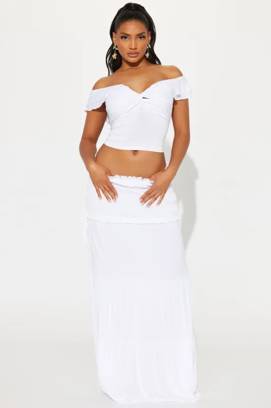 With Grace Skirt Set - White sold by Fashion Nova