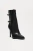 Addison Buckle Booties - Black sold by Fashion Nova
